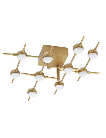 Luces Exclusivas AZUL LED ceiling 24W 1680lm 3000K gold LE41334.