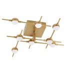 Designer ceiling lamps - Luces Exclusivas AZUL LED ceiling 19W 1344lm 3000K gold LE41335. - product 1