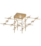 Designer ceiling lamps - Luces Exclusivas AZUL LED Ceiling 43W 3024lm 3000K gold LE41336. - product 1