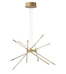 Designer pendant lamps - Luces Exclusivas BELL Pendant LED 56W 4200lm 3000K gold LE41337 - product 1