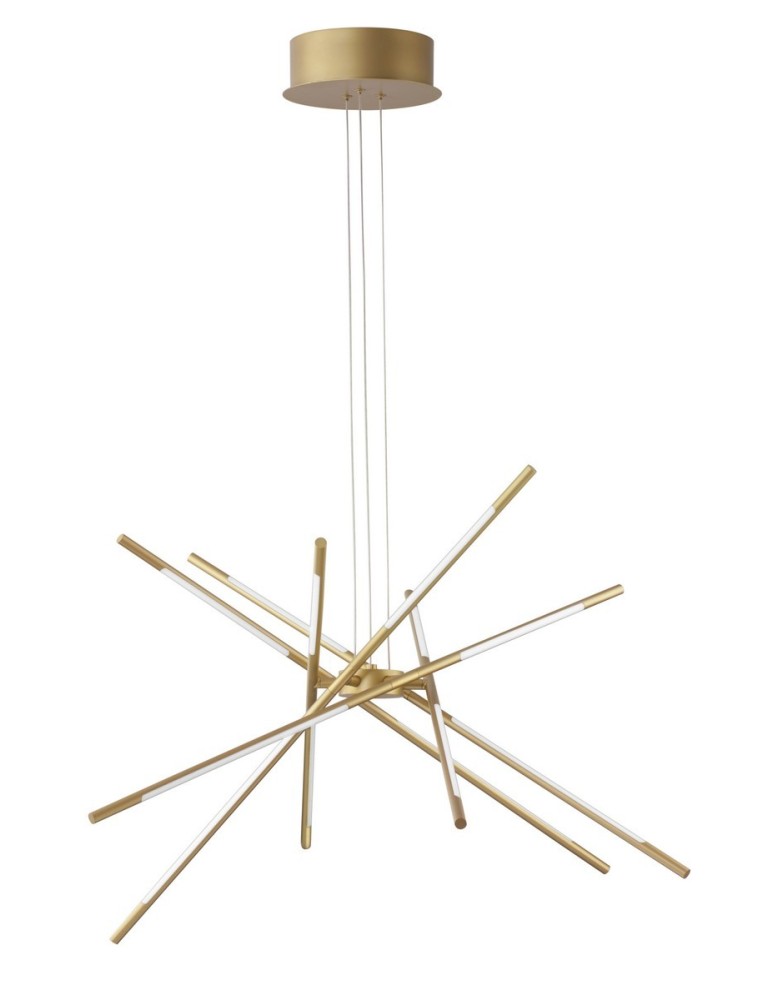 Designer pendant lamps - Luces Exclusivas BELL Pendant LED 56W 4200lm 3000K gold LE41337 - product kolory-swiatla.pl 1