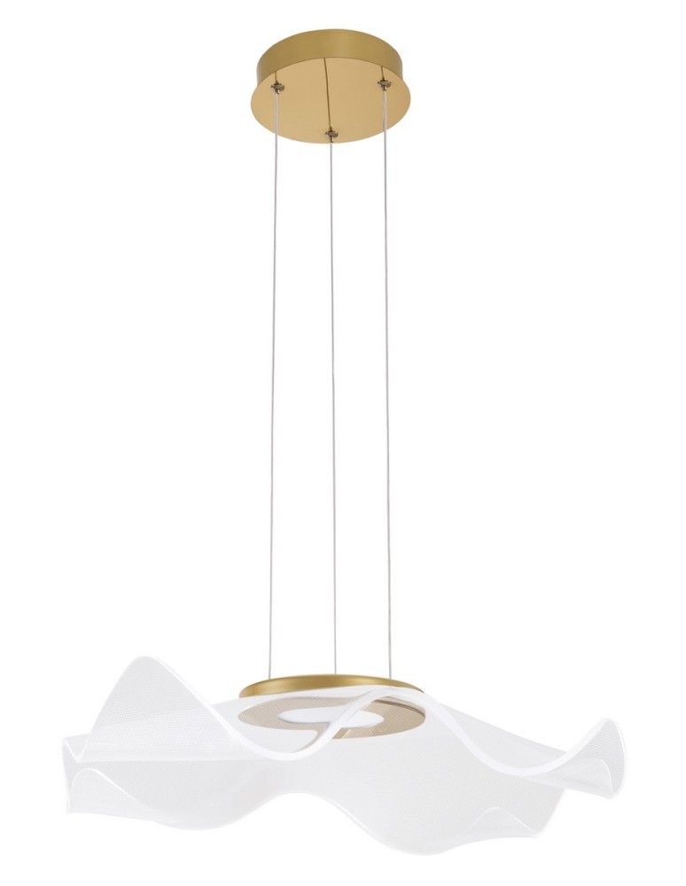 LED pendant lamps - Luces Exclusivas CALI Pendant LED 30W 2046lm 3000K gold LE41368 - product kolory-swiatla.pl 1