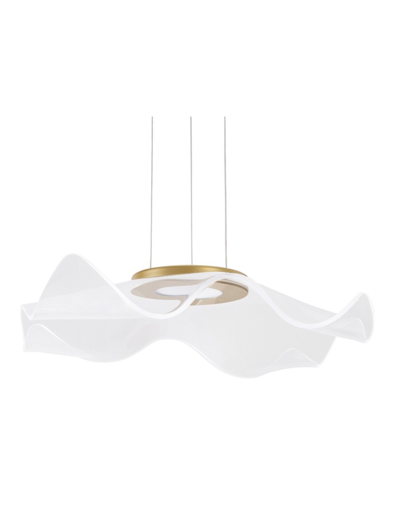 LED pendant lamps - Luces Exclusivas CALI Pendant LED 30W 2046lm 3000K gold LE41368 - product kolory-swiatla.pl 2