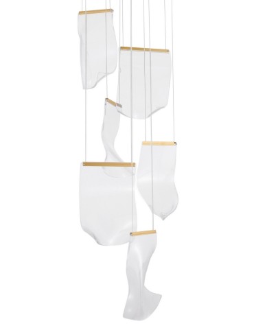 Luces Exclusivas CALI Pendant LED 39W 2470lm 3000K gold LE41371 - product 2