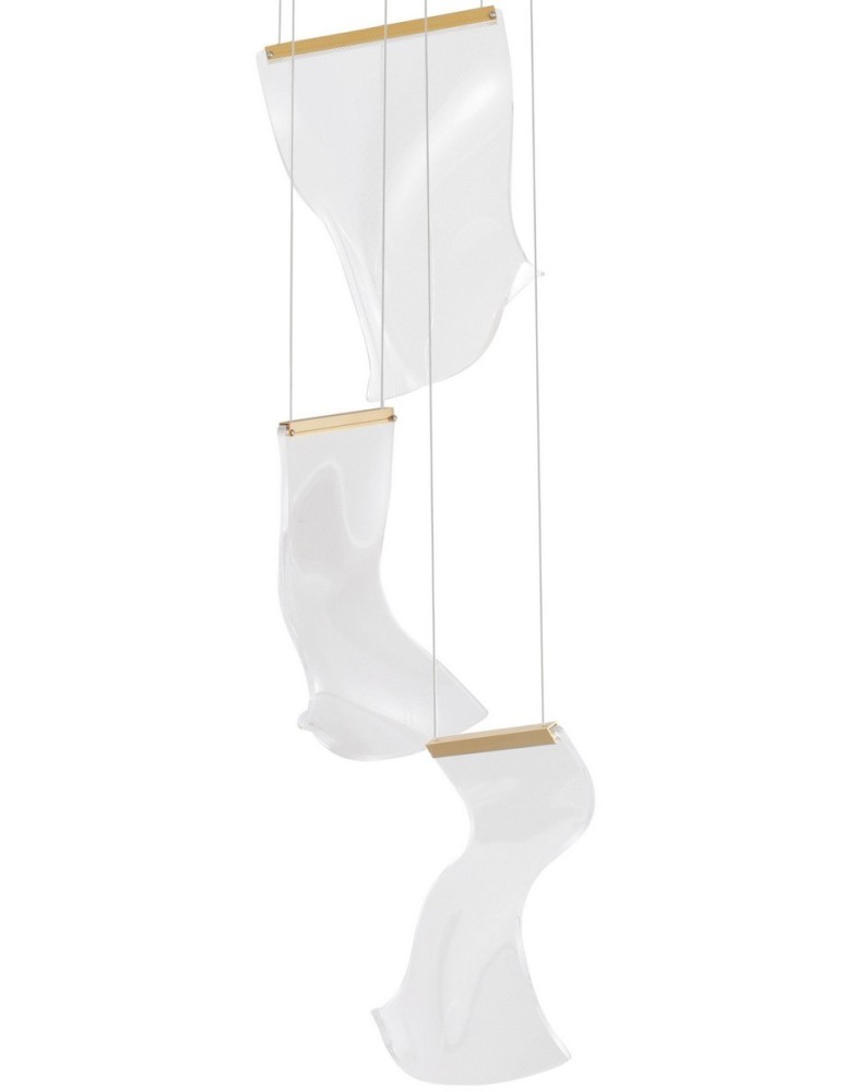 LED pendant lamps - Luces Exclusivas CALI Pendant LED 16W 1190lm 3000K gold LE41372. - product kolory-swiatla.pl 2