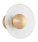Designer wall lamps - Luces Exclusivas CORO LED wall lamp 8W 536lm 3000K gold brass LE41381 - product 1