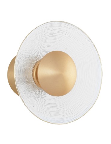 Luces Exclusivas CORO LED wall lamp 8W 536lm 3000K gold brass LE41381