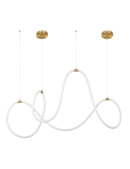 Luces Exclusivas DEAN Pendant LED 57W 3189lm 3000K Dimmable Gold LE41385