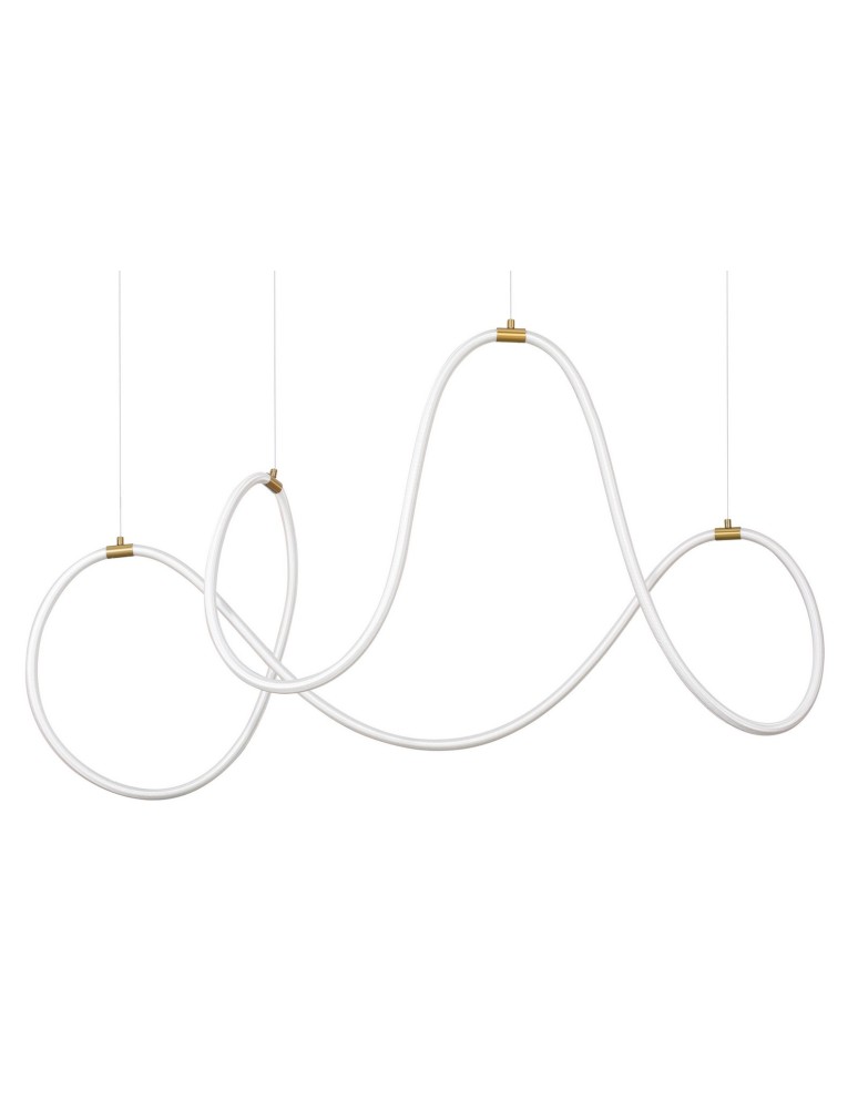 Designer pendant lamps - Luces Exclusivas DEAN Pendant LED 57W 3189lm 3000K Dimmable Gold LE41385 - product kolory-swiatla.pl 2