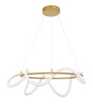 Designer pendant lamps - Luces Exclusivas DEAN LED Pendant 34W 2271lm 3000K Dimmable Gold LE41386 - product 1