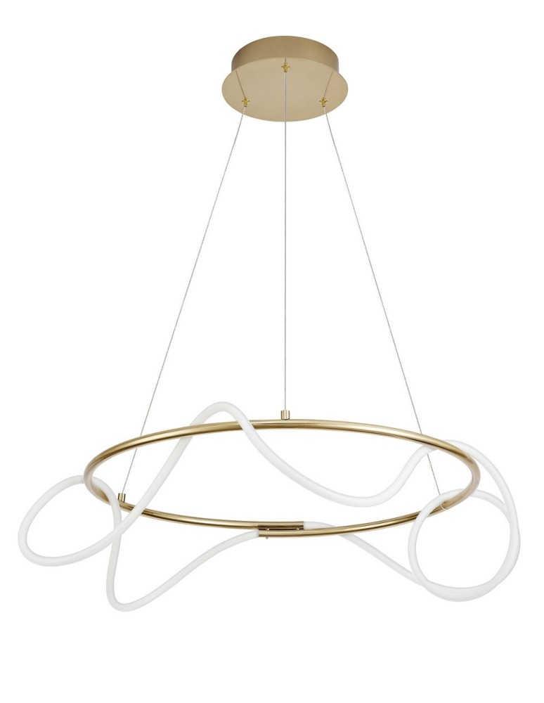 Designer pendant lamps - Luces Exclusivas FIJO Pendant LED 43W 4581lm 3000K Dimmable Gold LE41389 - product kolory-swiatla.pl 1