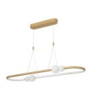 Designer pendant lamps - Luces Exclusivas FRIA Pendant LED 44.2W 2660lm 3000K Dimmable Gold LE41395 - product 1