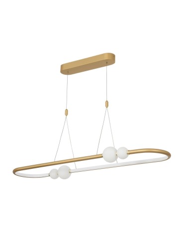 Luces Exclusivas FRIA Pendant LED 44.2W 2660lm 3000K Dimmable Gold LE41395