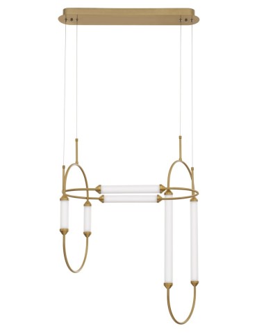 Luces Exclusivas GOYA LED Pendant 54W 5546lm 3000K Dimmable white/gold brass LE41397