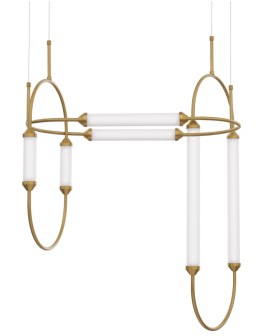 Luces Exclusivas GOYA Wisząca LED 54W 5546lm 3000K Ściemnialna biały/złoty mosiądz LE41397 - produkt 2