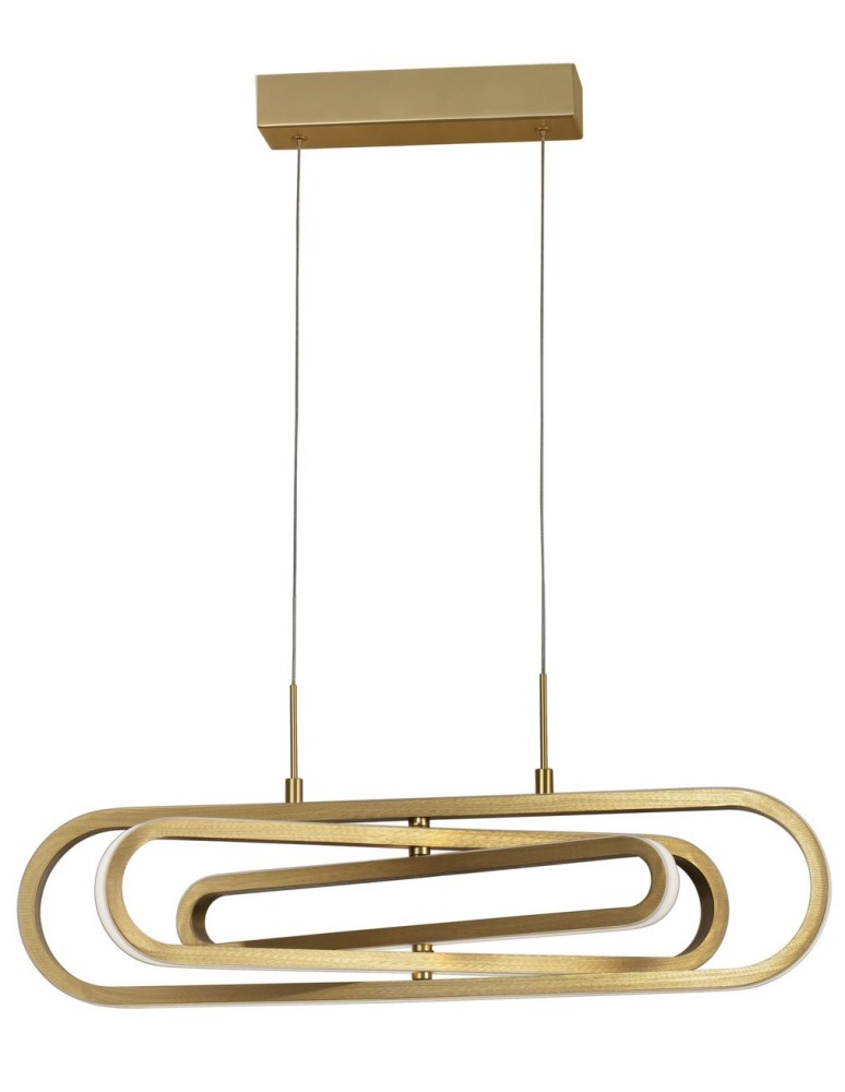 Designer pendant lamps - Luces Exclusivas HOYO Pendant LED 50W 3500lm 3000K Dimmable Gold LE41399 - product kolory-swiatla.pl 1