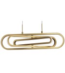 Designer pendant lamps - Luces Exclusivas HOYO Pendant LED 50W 3500lm 3000K Dimmable Gold LE41399 - product 2