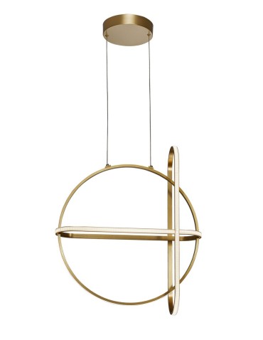 Luces Exclusivas HOYO LED Pendant 48W 3360lm 3000K Dimmable Gold LE41400