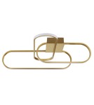 Geometric ceiling lamps - Luces Exclusivas HOYO LED Ceiling 38W 2604lm 3000K Dimmable Gold LE41402 - product 1