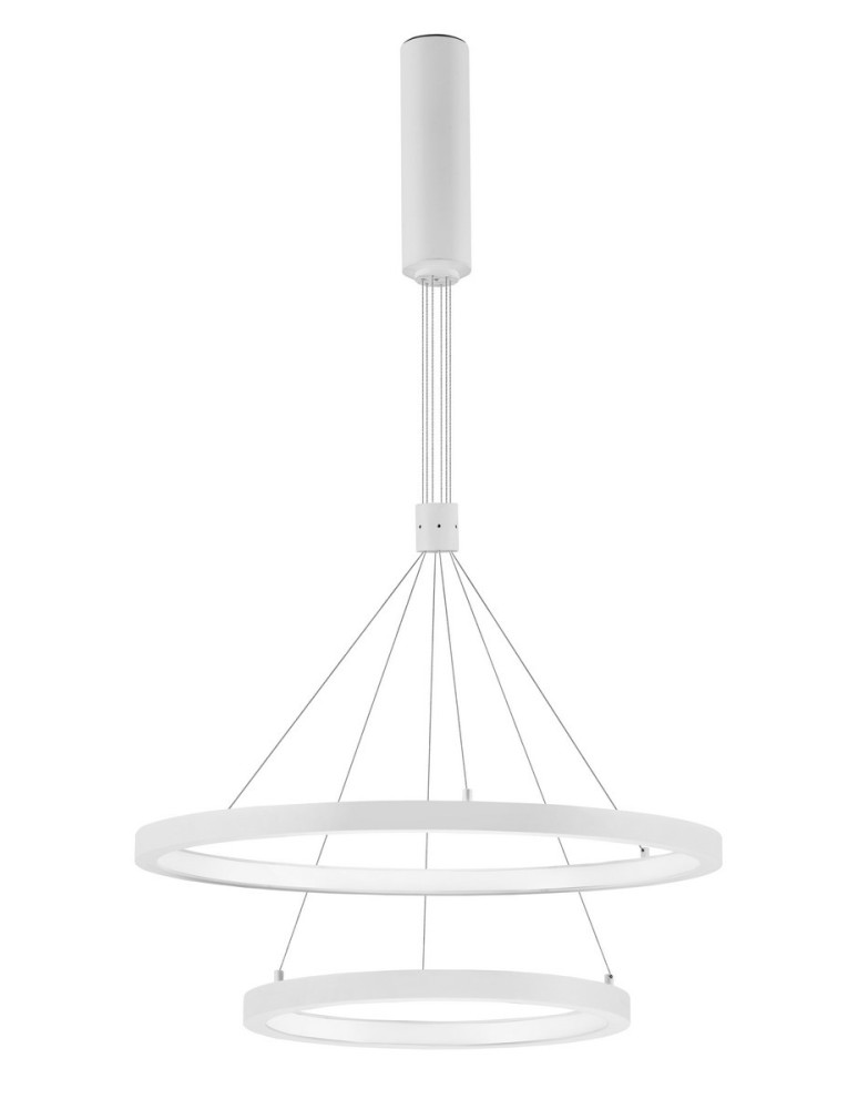 LED pendant lamps - Luces Exclusivas IRUN Pendant LED 60W 4200lm 3000K Dimmable white mat LE41408 - product kolory-swiatla.pl 1