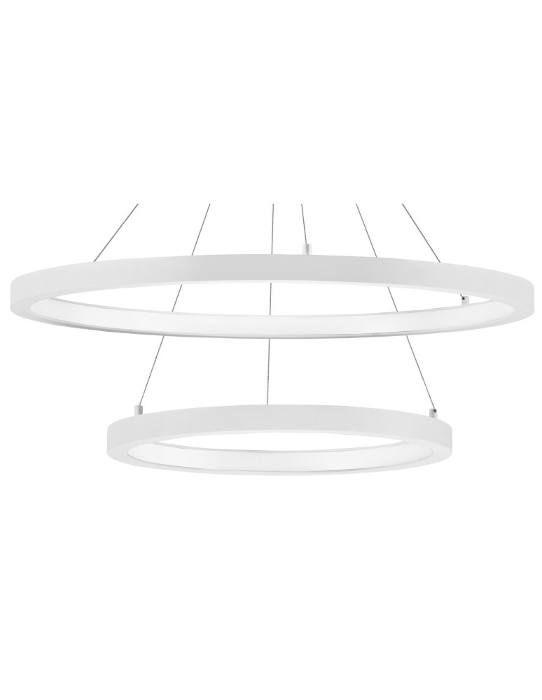 LED pendant lamps - Luces Exclusivas IRUN Pendant LED 60W 4200lm 3000K Dimmable white mat LE41408 - product kolory-swiatla.pl 2