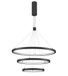 LED pendant lamps - Luces Exclusivas IRUN Pendant LED 108W 7560lm 3000K Dimmable matte black LE41410 - product 1