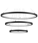 LED pendant lamps - Luces Exclusivas IRUN Pendant LED 108W 7560lm 3000K Dimmable matte black LE41410 - product 2