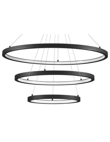Luces Exclusivas IRUN Wisząca LED 108W 7560lm 3000K Ściemnialna czarny mat LE41410 - produkt 2