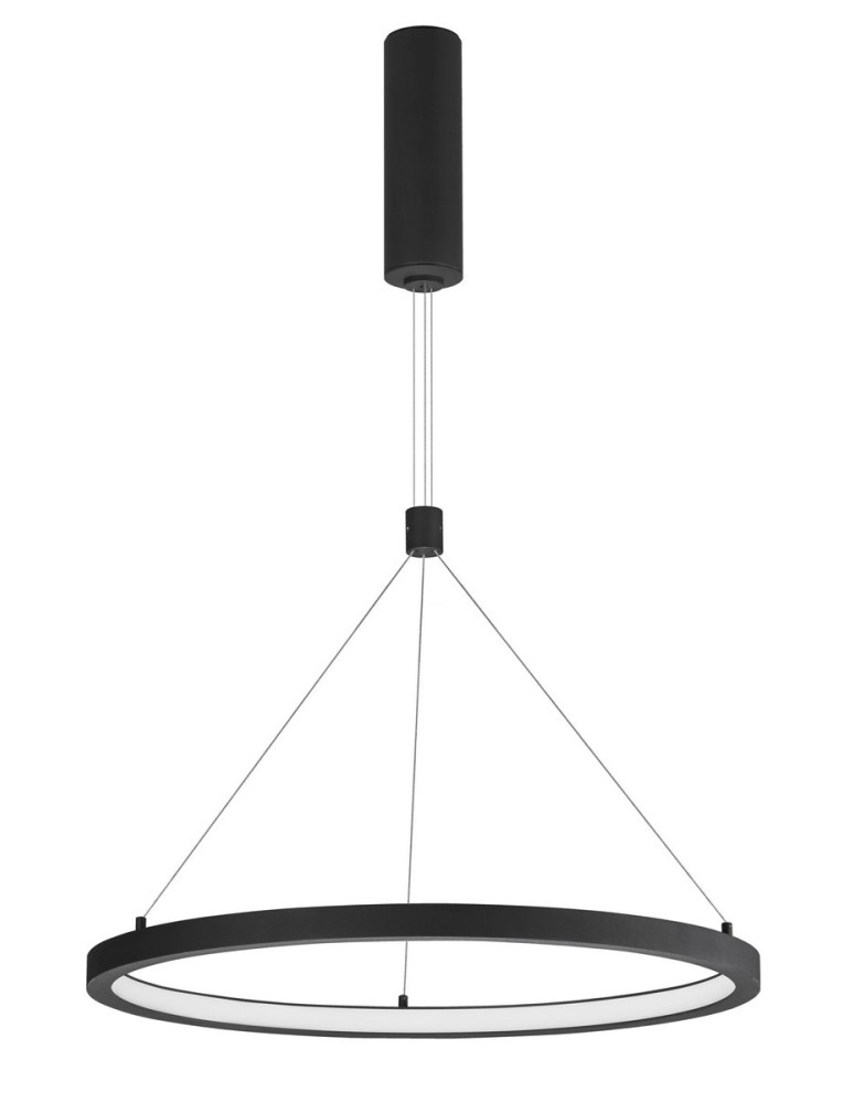 LED pendant lamps - Luces Exclusivas IRUN Pendant LED 35W 2450lm 3000K Dimmable matte black LE41411 - product kolory-swiatla.pl 1