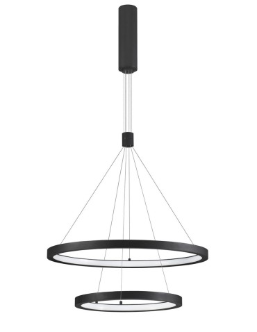 Luces Exclusivas IRUN Pendant LED 60W 4200lm 3000K Dimmable matte black LE41412