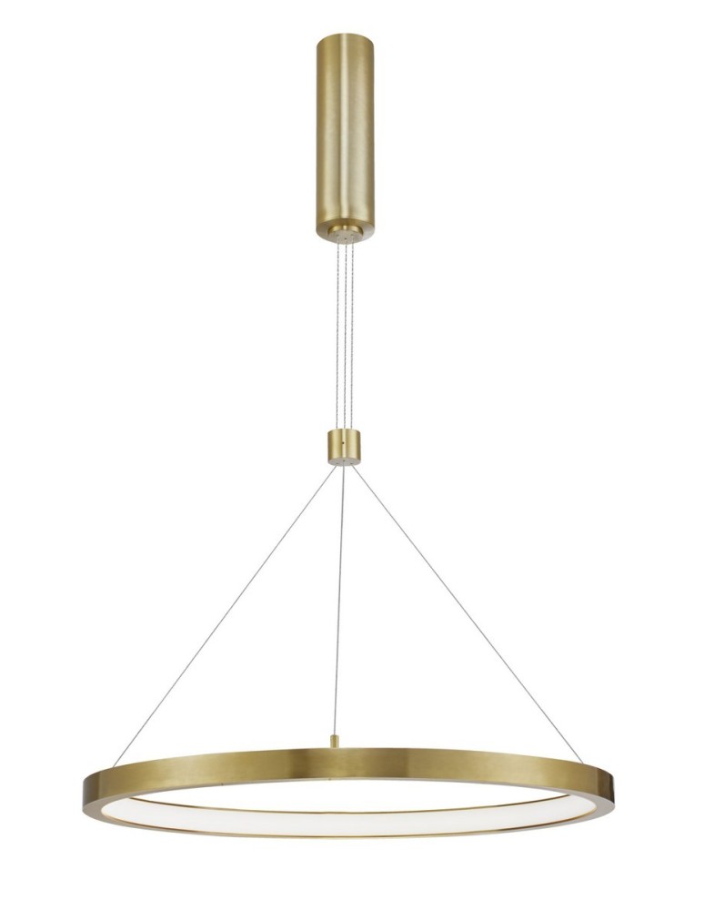 LED pendant lamps - Luces Exclusivas IRUN Pendant LED 35W 2450lm 3000K Dimmable Gold Brass LE41413 - product kolory-swiatla.pl 1