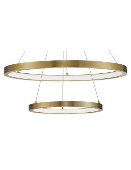 Luces Exclusivas IRUN Pendant LED 60W 4200lm 3000K Dimmable Gold Brass LE41414 - product 2