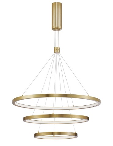 Luces Exclusivas IRUN Pendant LED 108W 7560lm 3000K Dimmable Gold Brass LE41415