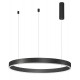 Luces Exclusivas JACA Wisząca LED 48W 3360lm 3000K Ściemnialna czarny mat LE41419
