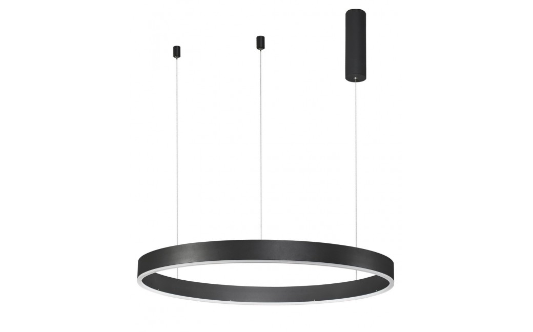 Luces Exclusivas JACA Wisząca LED 48W 3360lm 3000K Ściemnialna czarny mat LE41419