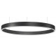 Luces Exclusivas JACA Wisząca LED 48W 3360lm 3000K Ściemnialna czarny mat LE41419