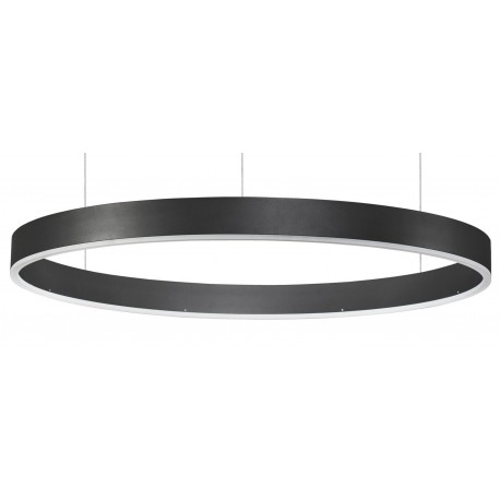 Luces Exclusivas JACA Wisząca LED 48W 3360lm 3000K Ściemnialna czarny mat LE41419