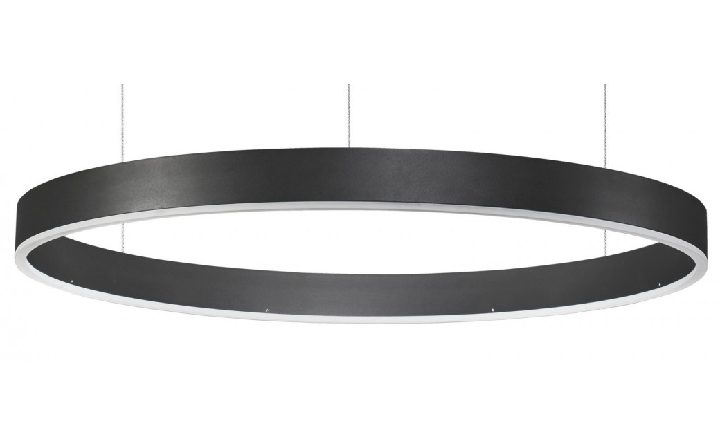 Luces Exclusivas JACA Wisząca LED 48W 3360lm 3000K Ściemnialna czarny mat LE41419