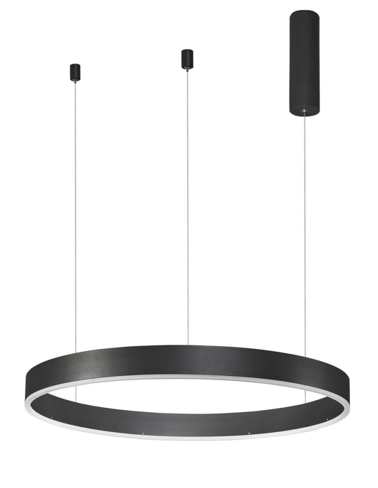LED pendant lamps - Luces Exclusivas JACA Pendant LED 40W 2800lm 3000K Dimmable matte black LE41420 - product kolory-swiatla.pl 1