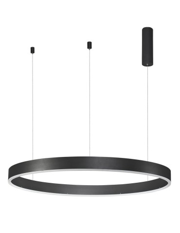 Luces Exclusivas JACA Pendant LED 55W 3800lm 3000K Dimmable mat black LE41421