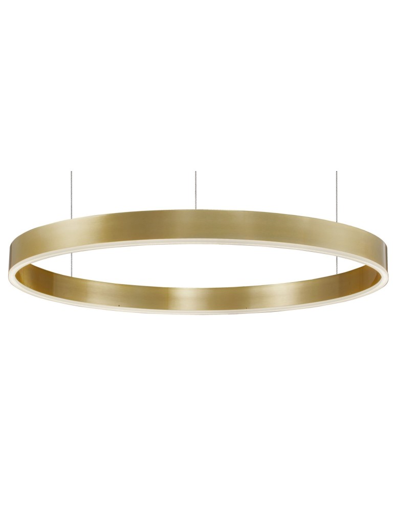 Pendant lamps circles - Luces Exclusivas JACA LED Pendant 48W 3360lm 3000K Dimmable Gold Brass LE41422 - product kolory-swiatla.pl 2