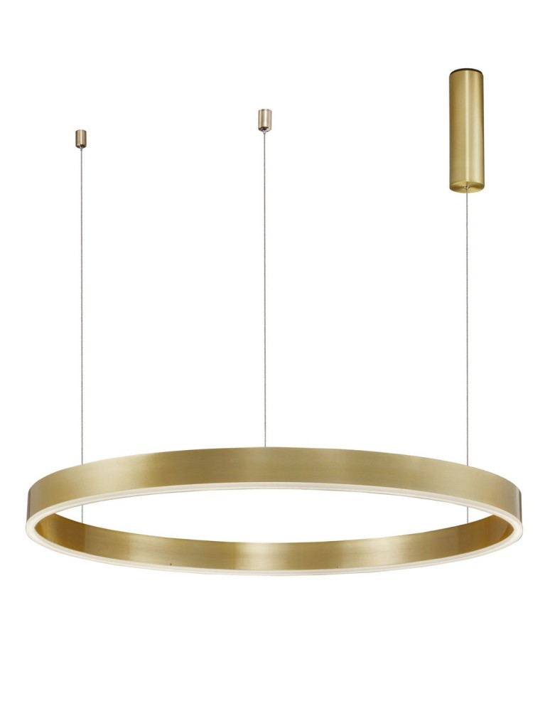 LED pendant lamps - Luces Exclusivas JACA Pendant LED 55W 3800lm 3000K Dimmable Gold Brass LE41424 - product kolory-swiatla.pl 1