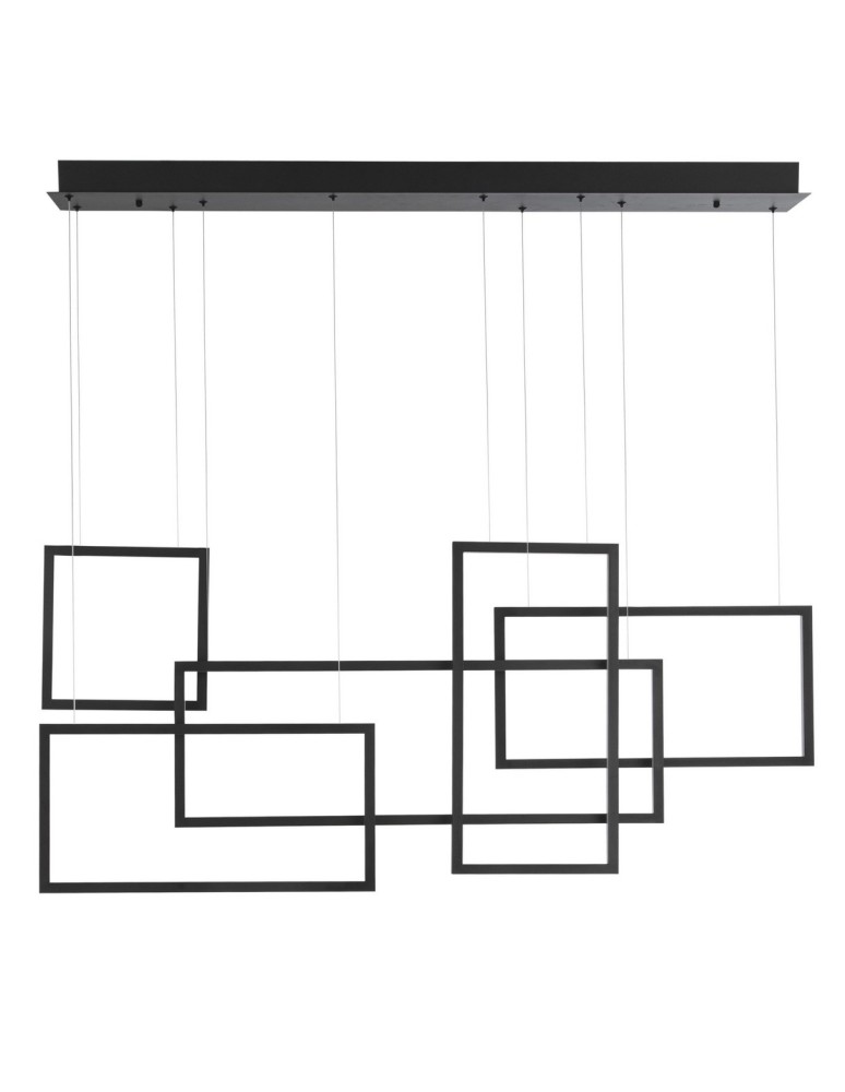 Designer pendant lamps - Luces Exclusivas LEPE LED Pendant 80W 4860lm 3000K Dimmable mat black LE41433 - product kolory-swiatla.pl 1