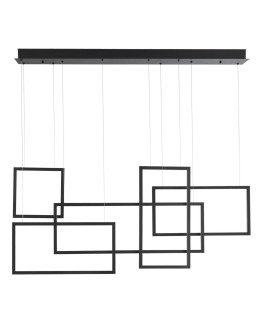 Luces Exclusivas LEPE LED Pendant 80W 4860lm 3000K Dimmable mat black LE41433