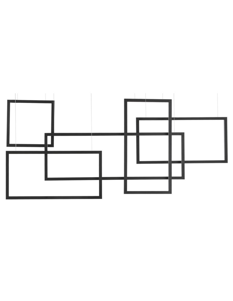 Designer pendant lamps - Luces Exclusivas LEPE LED Pendant 80W 4860lm 3000K Dimmable mat black LE41433 - product kolory-swiatla.pl 2