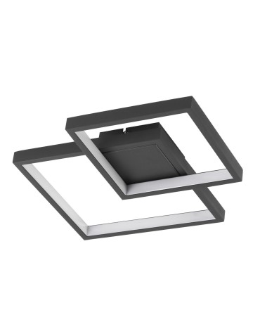 Luces Exclusivas LED Ceiling Mat 19W 1342lm 3000K mat black LE41441.