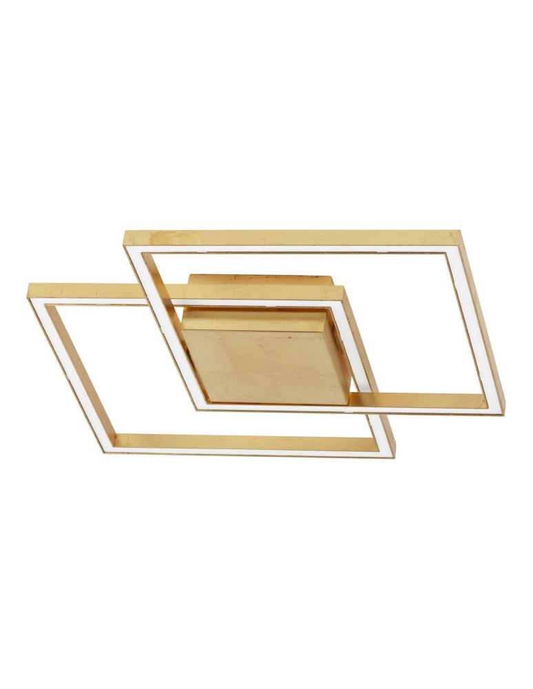 Geometric ceiling lamps - Luces Exclusivas PICO LED Ceiling 25W 1600lm 3000K gold (non-uniform structure) LE41457 - product kolory-swiatla.pl 1