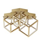 Loft ceiling lamps - industrial - Luces Exclusivas POLA LED Ceiling 110W 8250lm 3000K Dimmable Gold LE41461 - product 1