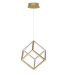 LED pendant lamps - Luces Exclusivas REUS Pendant LED 45W 3375lm 3000K Dimmable Gold LE41462 - product 1