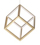 LED pendant lamps - Luces Exclusivas REUS Pendant LED 45W 3375lm 3000K Dimmable Gold LE41462 - product 2